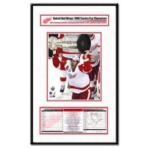  Detroit Red Wings2008 Stanley Cup Champions FrameMVP 