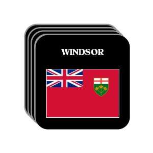Ontario   WINDSOR Set of 4 Mini Mousepad Coasters