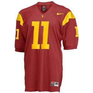  Nike USC Trojans #11 Cardinal Authentic Football Jersey 