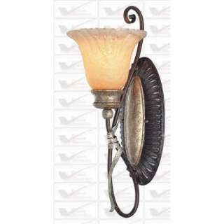 NEW 1 Light Wall Sconce Lighting Fixture, Vintage Bronze with Gold 