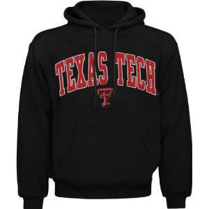  Texas Tech Red Raiders Black Acid Washed Mascot Hooded 