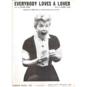    Sheet Music Everybody Loves a Lover Doris day 196 