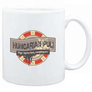  Mug White  Hungarian Puli THE INVASION CONTINUES  Dogs 