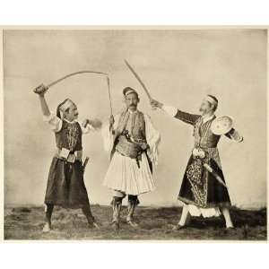  1893 Chicago Worlds Fair Persian Sword Dancers Print 