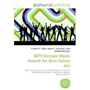  MTV Europe Music Award for Best Italian Act (9786134152570 