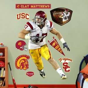  Clay Matthews USC Trojans Fathead NIB 
