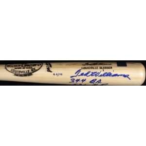Autographed Ted Williams Baseball Bat   Model Career Stats Psa 