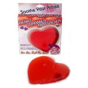 Bundle Heart Warmer Massager Red and 2 pack of Pink Silicone Lubricant 