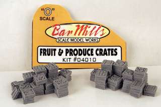 Scale Bar Mills Scale Model Works Fruit & Produce Crates Kit # 04010 