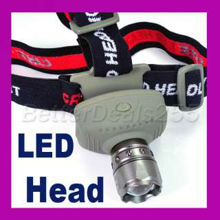 Cree Headlamp 300 Lumen Zoom Torch LED Head Flashlight  