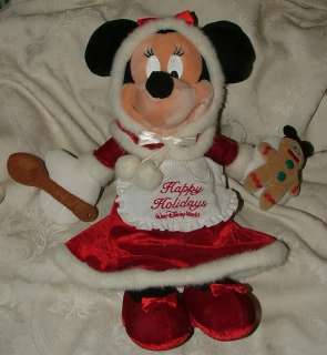 Disney World MINNIE MOUSE Bakes Gingerbread Christmas  