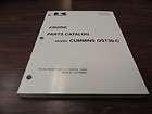Kawasaki Cummins QST30 C Diesel Engine Parts Catalog Manual ***NEW 