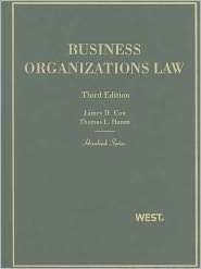 Cox and Hazens Business Organizations Law, 3d, (0314160108), Thomas 