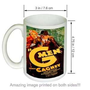 G Men Vintage James Cagney Movie COFFEE MUG Kitchen 