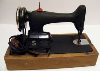 Vintage 1941 Class 99 Krinkle Singer Sewing Machine War Age Rare Brown 