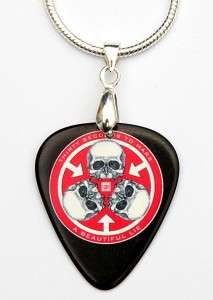 30 Seconds to Mars Guitar Pick Necklace + 2 Sided Pick  