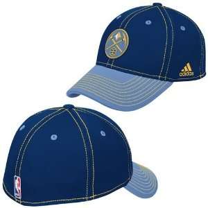   Contrast Stitched Flex Fit Hat (Navy/Light Blue)