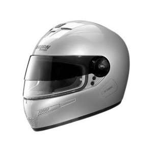   Full Face Motorcycle Helmet Platinum Silver Extra Large XL Automotive