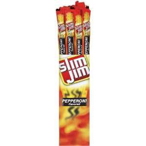 Jim Giant Slim Pepperoni, .97 Ounce (Pack of 24)  Grocery 