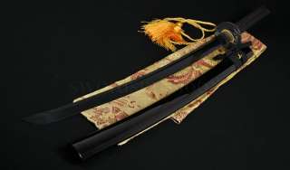 41 HIGH QUALITY JAPANESE SAMURAI KATANA SWORD BLACK STEEL FULL TANG 