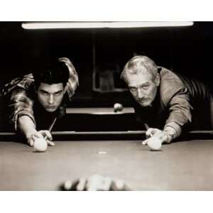  Tom Cruise & Paul Newman The Color of Money B&W 16x20 