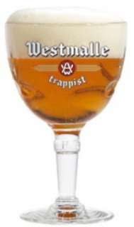 WESTMALLE BELGIAN TRAPPIST ALE BEER CHALICE GLASS/Rare  