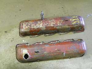 1973 INTERNATIONAL TRUCK VALVE COVERS 345 ENGINE SCOUT  