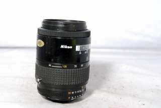 Nikon AF Nikkor 35 105mm f3.5 4.5 Lens zoom AI S AIS works only manual 