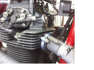 Honda CNC Billet CB350 CB350K Exhaust Collars Flanges  