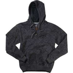  Fox Racing Youth Changes Zip Hoody   Youth Small/Charcoal 