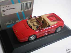 43 Minichamps Ferrari F355 Spider 1994 Red 430 074032  