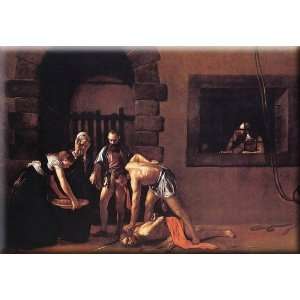   the Baptist 30x21 Streched Canvas Art by Caravaggio