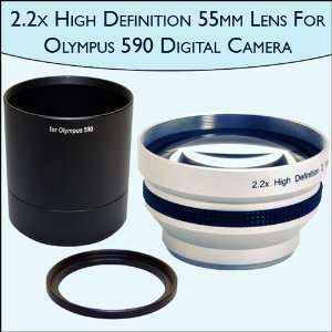   Telephoto Camera 55mm Lens For Olympus SP 590UZ