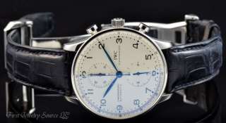 Mens IWC Portuguese Chronograph Automatic Watch IW371417 3714  