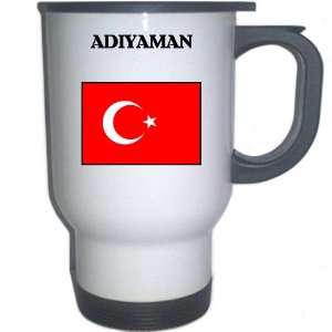  Turkey   ADIYAMAN White Stainless Steel Mug Everything 