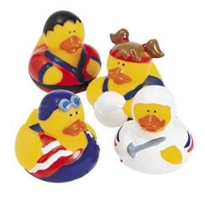  Olympian Summer Games Rubber Duckies   Novelty Toys 