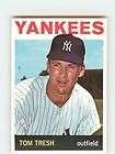 1964 Topps TOM TRESH 395 NM MT Yankees  