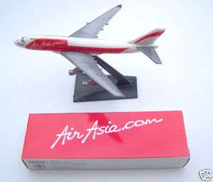Air Asia AirCraft Plane Models 747 400 Kits Scale 1/530  