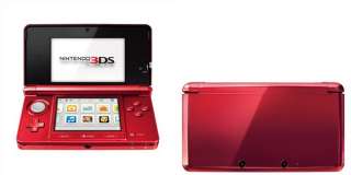 NINTENDO 3DS FLAME RED BRAND NEW SEALED RETAIL BOX FULL SONY WARRANTY 