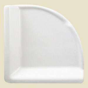  Corner Shower Shelf Wall Accessory White 8 1/2x8 1/2 