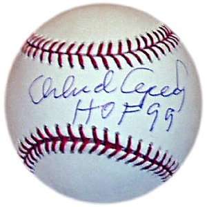  Autographed Orlando Cepeda Baseball   with 99 