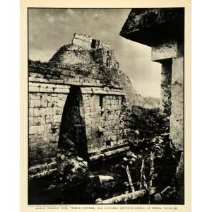  Mayan Temple Pyramid Nunnery Uxmal Yucatan Mexico Architecture Maya 
