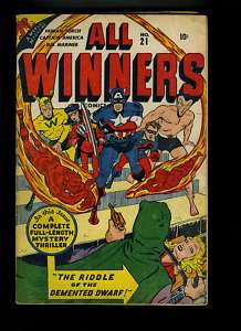 ALL WINNERS #21 [1946] SCARCE  