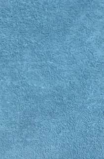 3x5 Light Blue Chenille Cotton Shag Plush Area Rug  