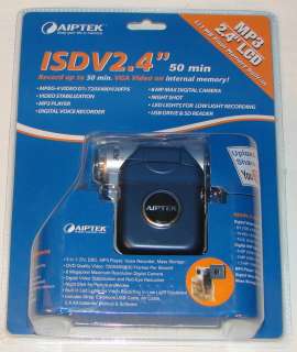 new & sealed     AIPTEK ISDV2.4 DV CAMCORDER with SD Card Slot  