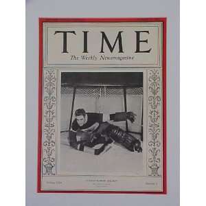 Lorne Chabot Chicago Black Hawks Goalie February 11 1935 Time Magazine 