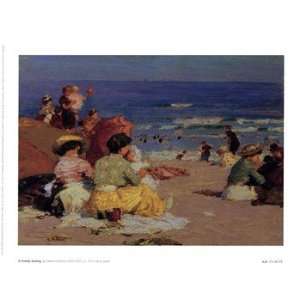  A Family Outing   Poster by Edward Henry Potthast (8x6 