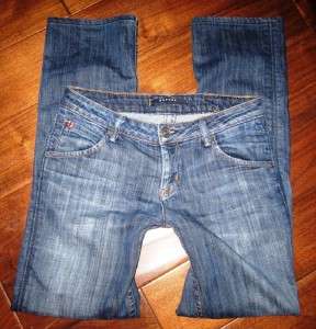   British Womens Flap Pocket Distressed Celebrity Jeans Sz. 27  