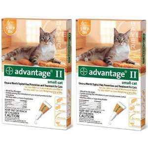  ADVANTAGE II Cat Flea Control 5 9 lbs Orange 12 Month Pet 