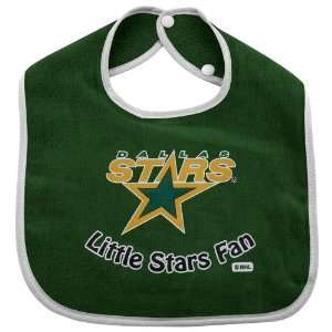   McArthur Dallas Stars Infant Little Fan Bib   Green